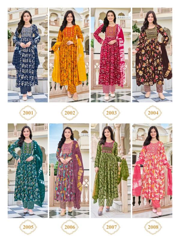 Kc Samira Vol 2 Rayon Printed Kurti Bottom With Dupatta